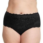 Swegmark Truser Lace Maxi Briefs Svart polyamid Large Dame