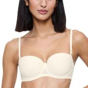 Triumph BH Signature Sheer Wired Balconette Bra Elfenben D 80 Dame