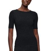 Triumph Beauty Layers Short Sleeve Wool Top Svart ull Large Dame