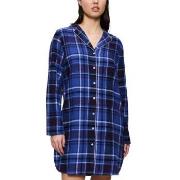 Triumph Boyfriend NDW X Checks Mørkblå bomull 42 Dame