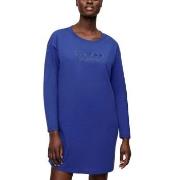 Triumph Long Sleeve Nightdress Mørkblå bomull 36 Dame