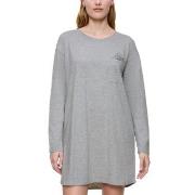 Triumph Long Sleeve Nightdress Grå bomull 38 Dame