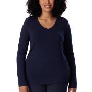 Schiesser Mix and Relax Long Sleeve Shirt Blå modal Medium Dame