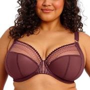 Elomi BH Matilda Underwired Plunge Bra Mørkrød   N 80 Dame