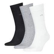 Calvin Klein Strømper 3P Classic Socks For Men Svart/Grå Str 39/42 Her...