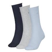 Calvin Klein Strømper 3P Classic Socks For Women Grå/Blå Str 35/38 Dam...