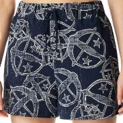 Schiesser Mix and Relax Women Shorts Mørkblå bomull X-Small Dame