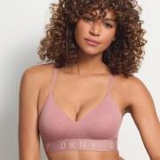 DKNY BH Cozy Boyfriend Wirefree Push-Up Bra Rød Medium Dame
