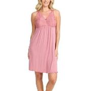 Damella Louise Nightdress Without Sleeves Rosa viskose Medium Dame