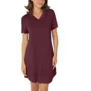 Lady Avenue Bamboo Nightdress SS Plomme Bambus Medium Dame