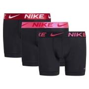 Nike 3P Everyday Essentials Micro Boxer Brief Svart/Rosa polyester Med...