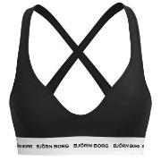 Björn Borg BH Logo Bralette Svart bomull X-Small Dame