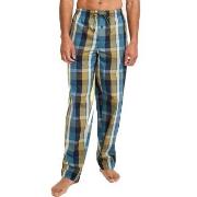 Jockey Loungewear Pant Woven Blå/Gul bomull 2XL Herre