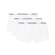 Armani Stretch Jersey Boxer Briefs 3P Hvit bomull Large Herre