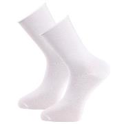 Trofe Bamboo Loose Socks Strømper 3P Hvit Str 39/42 Dame