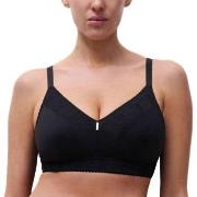 Chantelle BH EasyFeel Wirefree Support Bra Svart nylon C 90 Dame