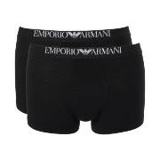 Armani Viscose Jersey Boxer 2P Svart viskose Small Herre