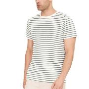 Resteröds Bamboo Crew Neck Stripet 2XL Herre