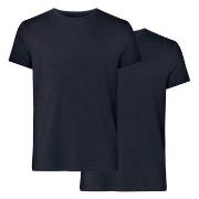 Resteröds 2P Organic Cotton Crew Neck Marine økologisk bomull Medium H...