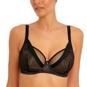 Freya BH Tailored UW High Apex Plunge Bra Svart H 75 Dame