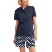 Calida Daylight Dreams Short Pyjama Marine bomull Large Dame