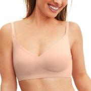 Calida BH Natural Skin Seamless Soft Bra Beige Large Dame