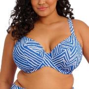 Elomi Fiji Falls Plunge Bikini Top Hvit/Blå J 80 Dame