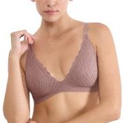 Sloggi BH ZERO Feel Bliss Push-Up Bra Brun XL+ Dame