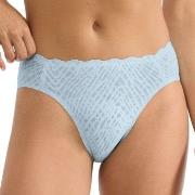 Sloggi Truser ZERO Feel Bliss High Leg Brief Lysblå Large Dame