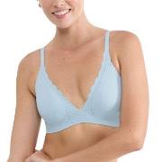 Sloggi BH ZERO Feel Bliss Push-Up Bra Lysblå Large Dame