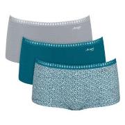 Sloggi Truser 3P GO Crush Hipster Shorts Turkis bomull Medium Dame