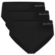 Bamboo basics Truser 3P Belle Seamless Full Brief Svart Medium Dame