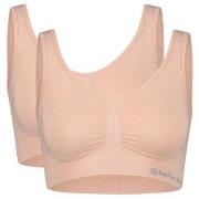 Bamboo basics BH 2P Nova Seamless Bra Rosa Large Dame