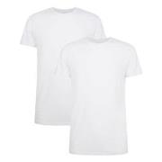 Bamboo basics 2P Ruben T-Shirt Round Neck Hvit Medium Herre