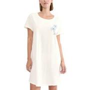 Triumph Nightdress Short Sleeve Offwhite bomull 42 Dame