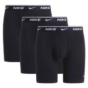 Nike 3P Essentials Cotton Stretch Boxer Long Svart bomull Large Herre