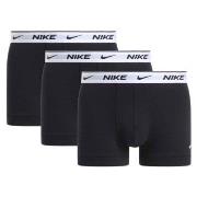 Nike 6P Everyday Essentials Cotton Stretch Trunk Hvit/Svart bomull Sma...