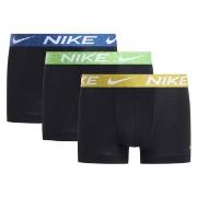 Nike 6P Everyday Essentials Micro Trunks Svart/Grønn nylon Medium Herr...
