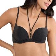 Triumph Summer Sunset WHU Sweet Heart Bikini Top Svart D 38 Dame