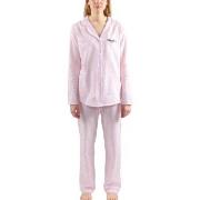 Esprit Calista Flannel Pyjamas Set Hvit/Rosa bomull 38 Dame