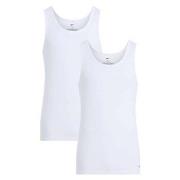Nike 2P Essential Cotton Tank Top Hvit bomull Large Herre
