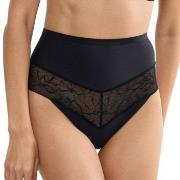 Triumph Truser Comfort Contour Highwaist String Svart Small Dame