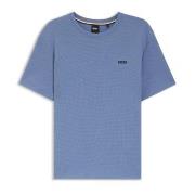 BOSS Waffle T Shirt Himmelsblå Medium Herre