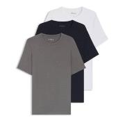 BOSS 3P Bamboo RN T-Shirt Svart/Hvit Bambus XX-Large Herre