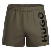HUGO Badebukser Abas Swim Shorts Mørkgrørnn  polyester Medium Herre