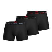 HUGO 3P Triplet Boxer Brief Svart bomull Medium Herre