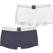 Björn Borg Truser 2P Original Boxer Shorts Hvit/Grå økologisk bomull X...