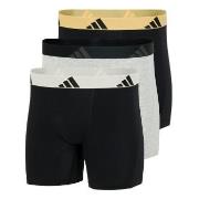 adidas 3P Active Flex Cotton Boxer Brief Grå/Svart bomull X-Large Herr...
