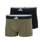 adidas 2P Active Flex Cotton Body Trunk Svart/Grønn bomull XX-Large He...