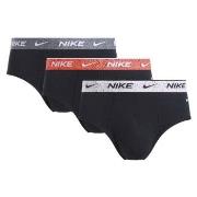 Nike 3P Everyday Essentials Cotton Stretch Hip Brief Hvit bomull Mediu...